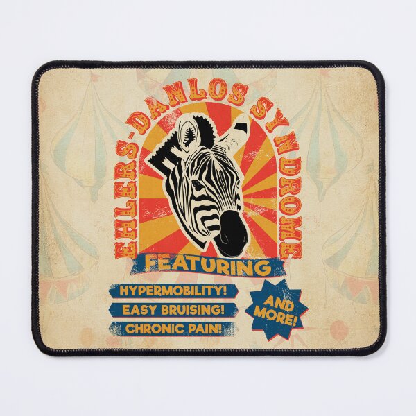 Item preview, EDS Circus Zebra – Spoonie Awareness Art designed and sold by Designs by Jesabee.