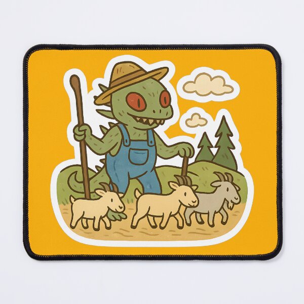 Item preview, Chupacabra Working as a Goat Herder designed and sold by JustB Stylin'.