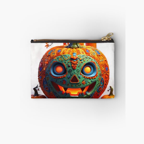 Item preview, Huichol Pumpkin with Marigolds and Candles designed and sold by SpectrumEssence.