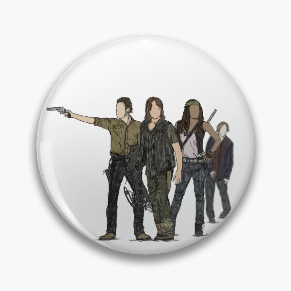 Item preview, The Walking Dead – Rick, Daryl, Michonne & Survivors TV Drama designed and sold by MelissaJamesIll.