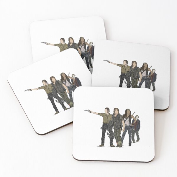 Item preview, The Walking Dead – Rick, Daryl, Michonne & Survivors TV Drama designed and sold by MelissaJamesIll.