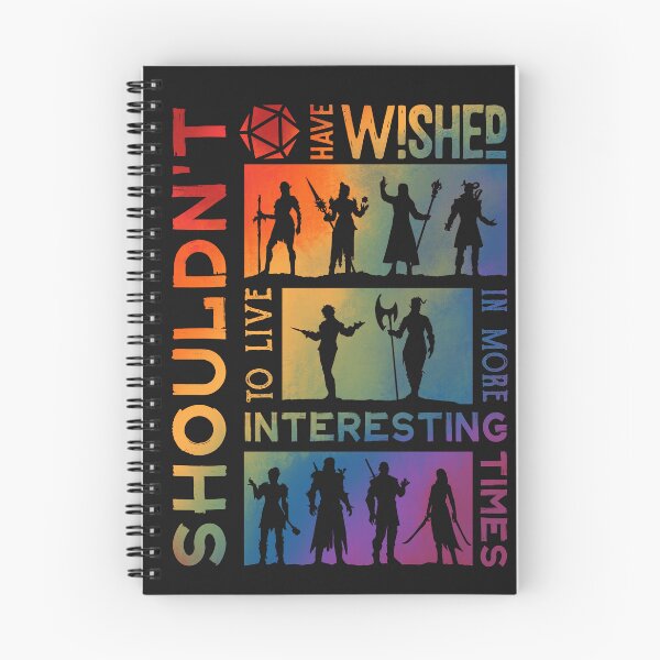 Item preview, Interesting times in Baldurs | DnD | Dungeons & Dragons (rainbow) designed and sold by keyvei.