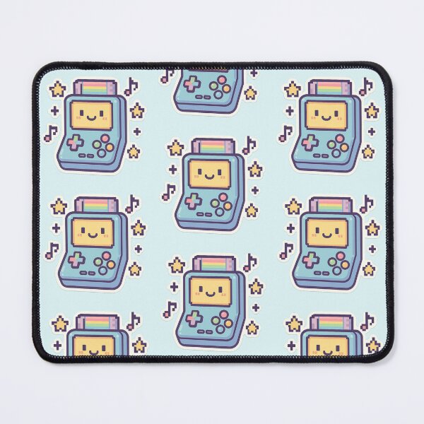 Item preview, Pastel Retro Game Console – Kawaii Handheld Gamer Sticker designed and sold by KrintoryTees.