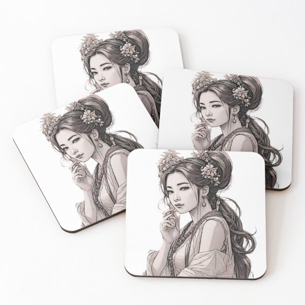 Item preview, Traditional Japanese Lady designed and sold by AnGodeSign.