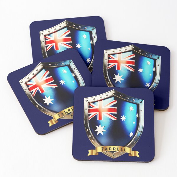 Item preview, Farrell Family Australia Shield, Heritage Crest of Strength designed and sold by Highlandkings.