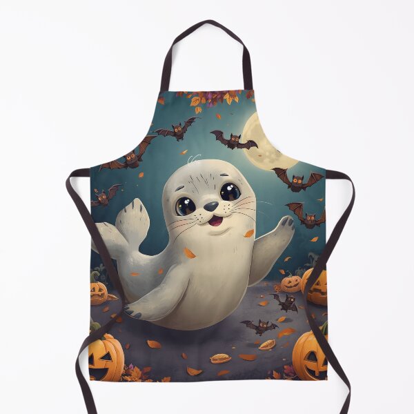 Item preview, Cute, Halloween seal with bats designed and sold by SealMart.