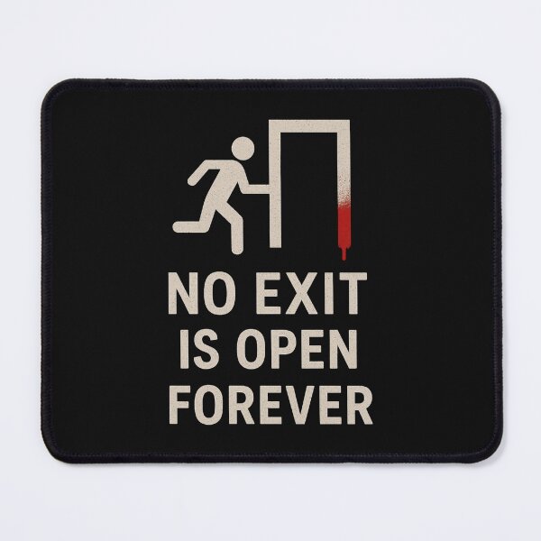 Item preview, No exit is open forever - Hell designed and sold by SpicyChimera.