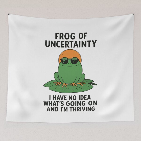 Item preview, Frog of Uncertainty designed and sold by SabaMirzique.