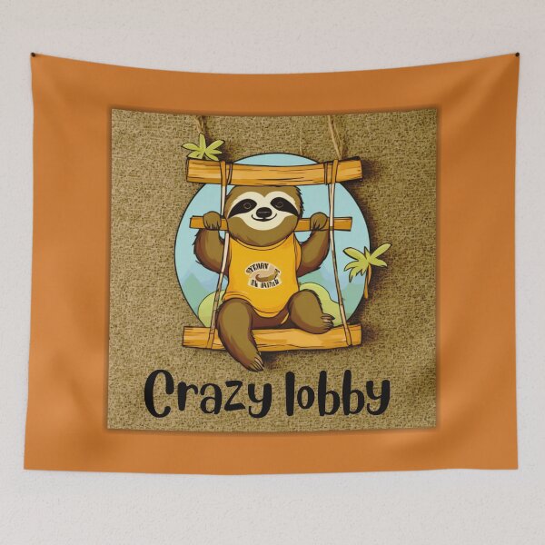 Item preview, Lazy Sloth in Action designed and sold by Zofia Sosnecka.