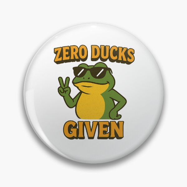 Item preview, Zero Ducks Given Funny Sarcastic Frog Vintage T-Shirt designed and sold by Annaart1991.