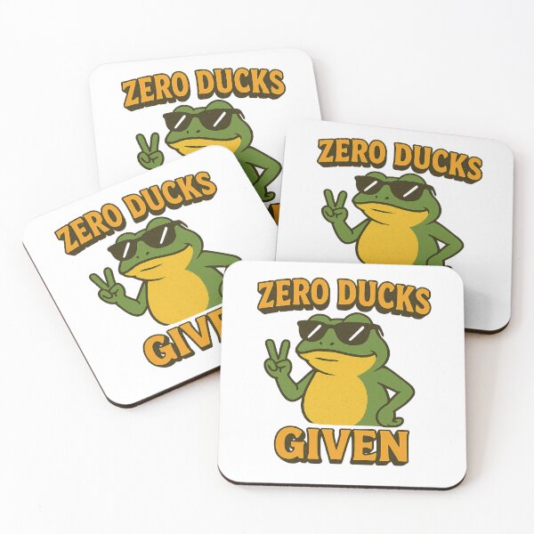 Item preview, Zero Ducks Given Funny Sarcastic Frog Vintage T-Shirt designed and sold by Annaart1991.