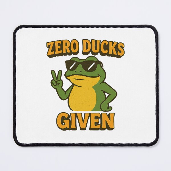 Item preview, Zero Ducks Given Funny Sarcastic Frog Vintage T-Shirt designed and sold by Annaart1991.