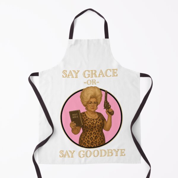 Item preview, “Say Grace or Say Goodbye” Funny Southern Grandma T-Shirt designed and sold by DLG Tees.