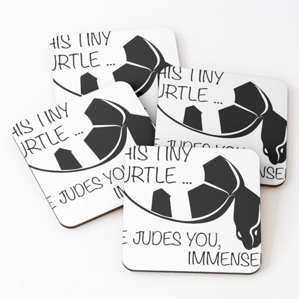 Item preview, Funny Tiny Turtle – He Judges You Immensely Cute Meme Shirt designed and sold by FlamoArt.