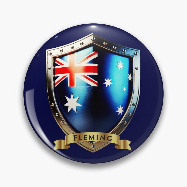 Item preview, Fleming Family Australia Shield, Bold Heritage Emblem designed and sold by Highlandkings.