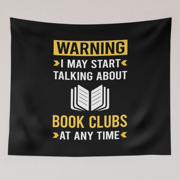 Item preview, Warning Book Club Read Reader Reading Books designed and sold by nguyentanshop.