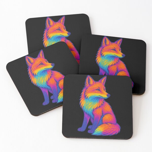 Item preview, Rainbow Fox Shirt designed and sold by nebshardesigns.