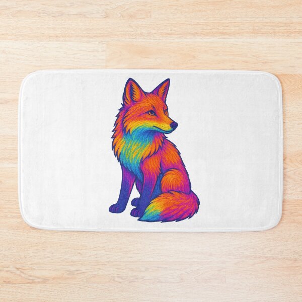 Item preview, Rainbow Fox Shirt designed and sold by nebshardesigns.