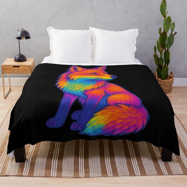 Item preview, Rainbow Fox Shirt designed and sold by nebshardesigns.
