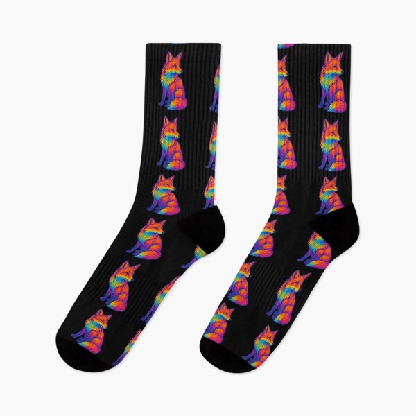 Item preview, Rainbow Fox Shirt designed and sold by nebshardesigns.