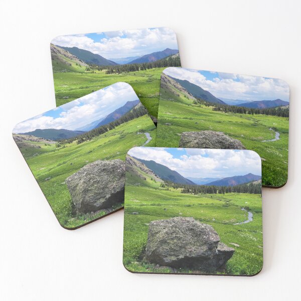 Item preview, Boulder in an Alpine Meadow designed and sold by MilesToHike.