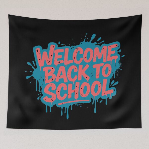 Item preview,  WELCOME BACK TO SCHOOL -TEXT -  TYPOGRAPHY - COLORFUL designed and sold by Gihan-Design.