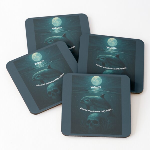 Item preview, Vaquita – Echoes of Extinction Drift Quietly designed and sold by GeoWild Designs.
