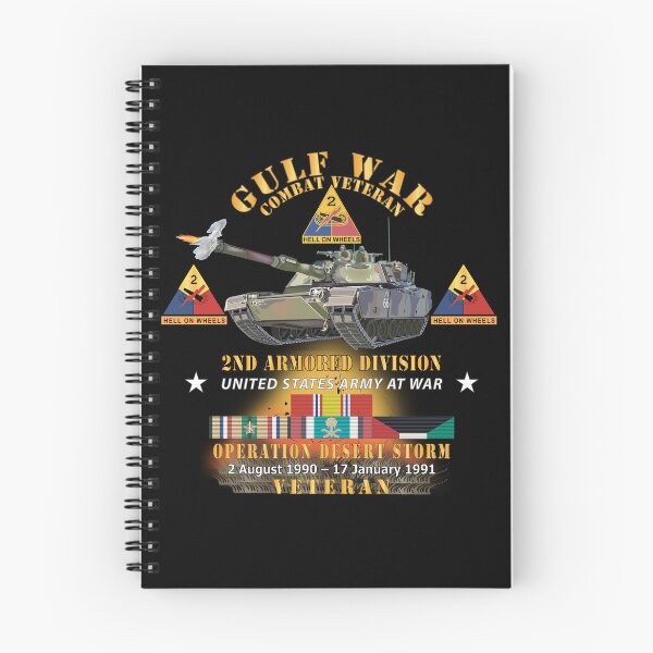 Item preview, Army - Desert Storm - 2nd Armored Div - Combat Vereran Veteran w GULF SVC X 300 designed and sold by Military Insignia Products.