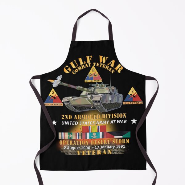 Item preview, Army - Desert Storm - 2nd Armored Div - Combat Vereran Veteran w GULF SVC X 300 designed and sold by Military Insignia Products.