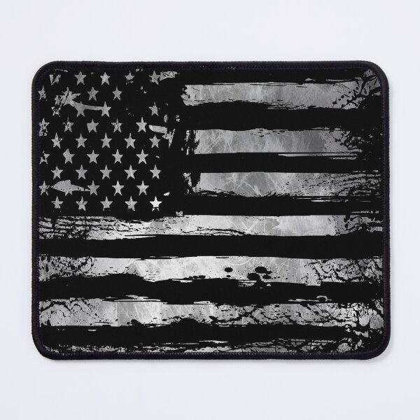 Item preview, Grunge Black and White American Flag – Distressed Patriotic Artwork designed and sold by artistwill.
