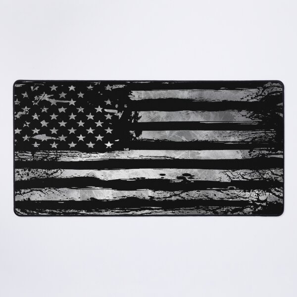 Item preview, Grunge Black and White American Flag – Distressed Patriotic Artwork designed and sold by artistwill.