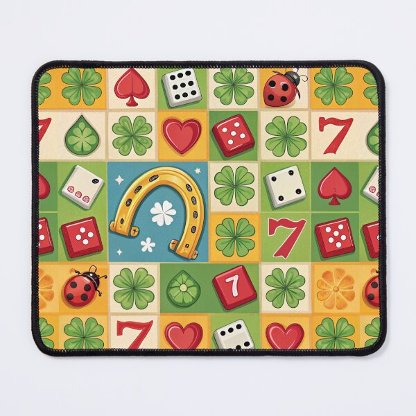 Item preview, Lucky charms mix - four-leaf clover , horseshoes, ladybug , dice , 777 designed and sold by Lucky 777.