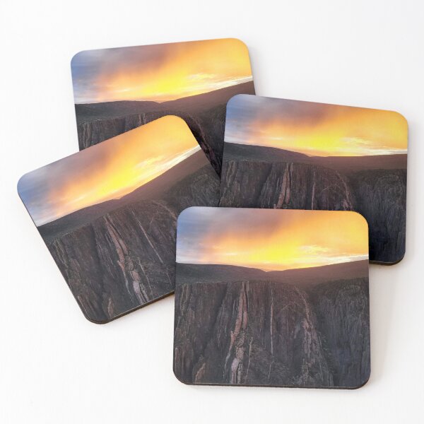 Item preview, Glowing Rainy Sunrise Black Canyon of the Gunnison designed and sold by MilesToHike.