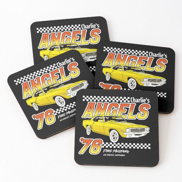 Item preview, Charlie’s Angels 1976 Mustang – Retro TV Show Muscle Car Design designed and sold by LiunaticFringe.