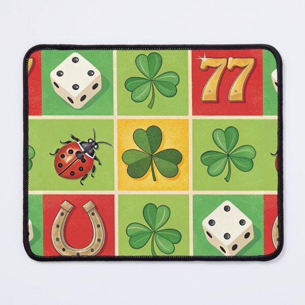 Item preview, Lucky charms mix - four-leaf clover , horseshoes, ladybug , dice , 777 designed and sold by Lucky 777.