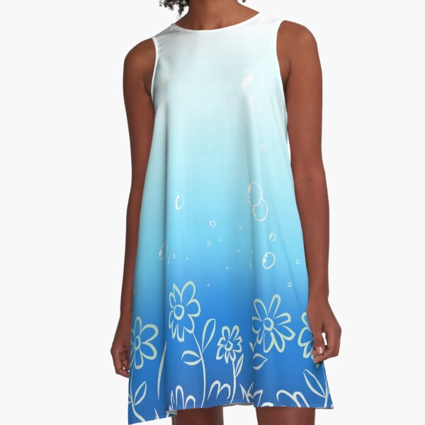 Daylight gradient A-Line Dress