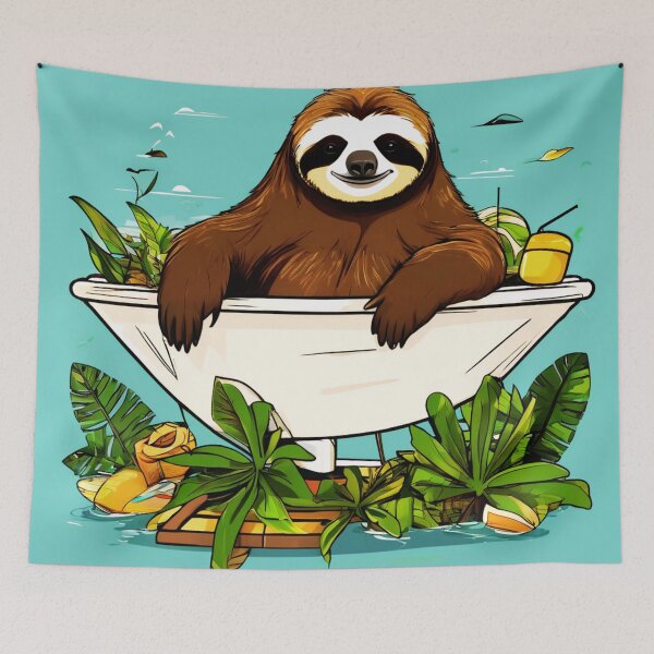 Item preview, Lazy Sloth in Action designed and sold by Zofia Sosnecka.