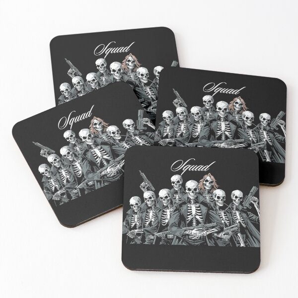 Item preview, Besties Boo Spooky Skeleton Crew designed and sold by CrazyInkWorks.