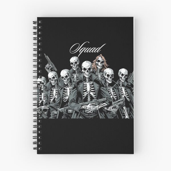 Item preview, Besties Boo Spooky Skeleton Crew designed and sold by CrazyInkWorks.