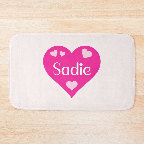 Item preview, Sadie Name Pink Heart  designed and sold by Jeallan Designs.