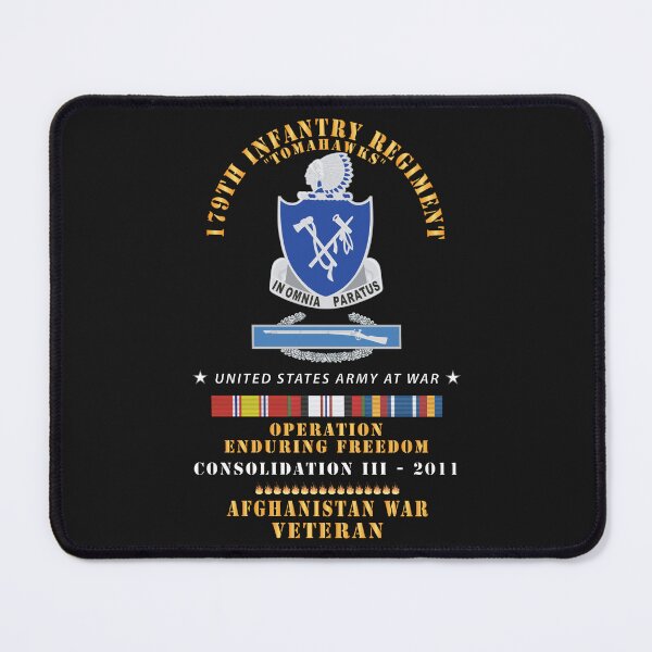 Item preview, Army - DUI - 179th Infantry Regiment - Tomahawks - Afghanistan - Consolidation III - 2011 w CIB - OIF - AFGHAN SVC X 300 designed and sold by Military Insignia Products.