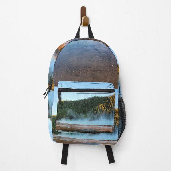 Item preview, Steaming Hot Spring at Twilight designed and sold by MilesToHike.