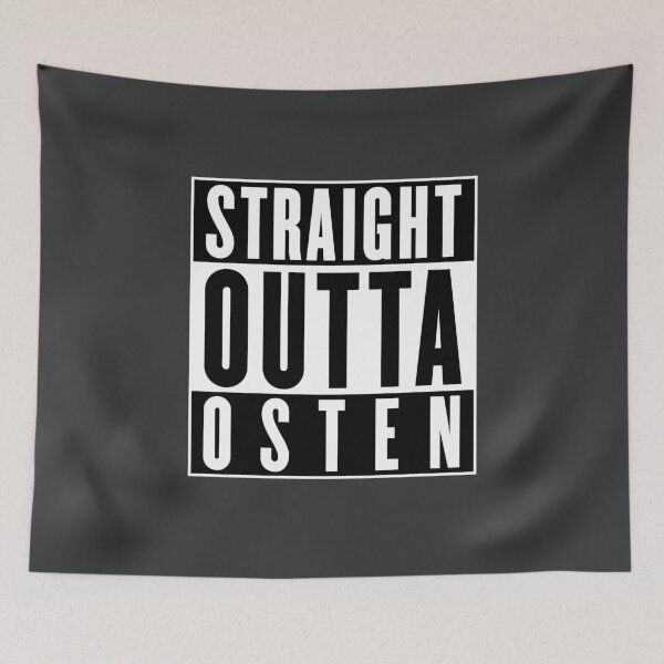 Item preview, Straight outta East (black and white) designed and sold by VEB Ostladen.