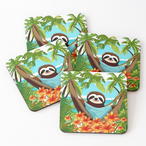 Item preview, Lazy Sloth in Action designed and sold by Zofia Sosnecka.