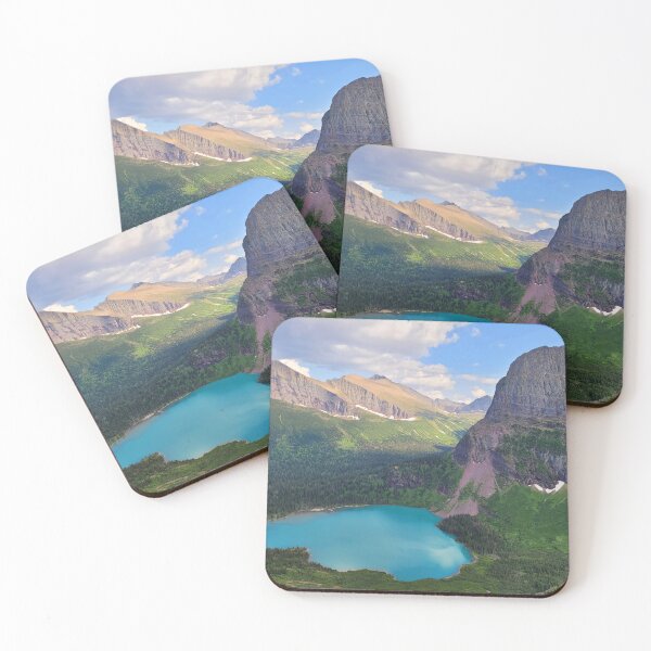 Item preview, Blue Alpine Lake and Green Alpine Valley designed and sold by MilesToHike.