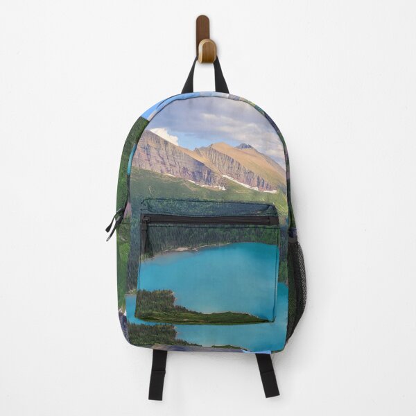 Item preview, Blue Alpine Lake and Green Alpine Valley designed and sold by MilesToHike.