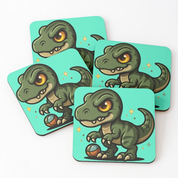 Item preview, Cute T-Rex with Ball designed and sold by Ahau Designs.