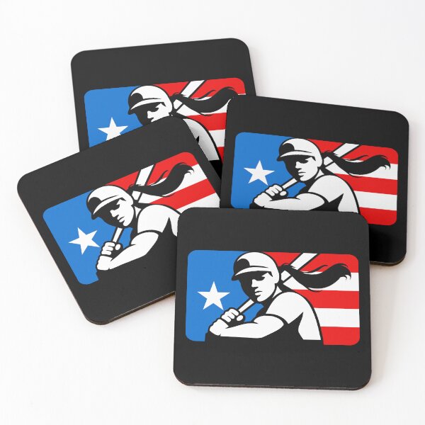 Item preview, Female Puerto Rican Baseball League designed and sold by El Borincano.