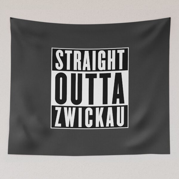 Item preview, Straight outta Zwickau (black and white) designed and sold by VEB Ostladen.