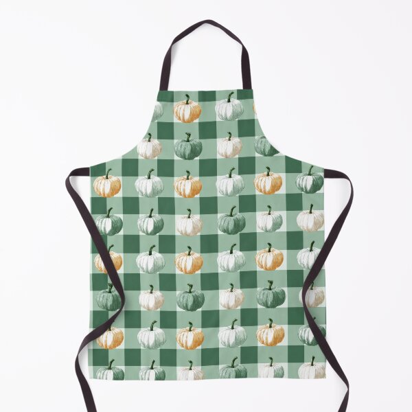 Item preview, Classic check sage green pumpkin harvest designed and sold by scicilysimonee.